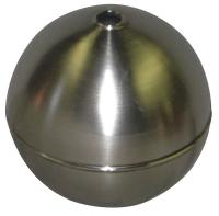 4LTK7 Float Ball, Round, SS, 6 In