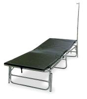 4LUR9 Portable Medical Field Cot with IV Pole