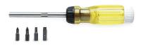 4LV34 Ratchet Screwdriver Bit Set, 5 Pc