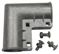 4LVH1 Gate Elbow, Aluminum, Fits 1-3/8 In. Dia.