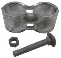 4LVH5 Panel Clamp, Steel, 1-3/8 In Dia.