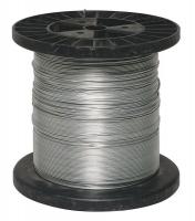 4LVR1 Electric Fence Wire, 17 Ga, 1320 Ft, Steel