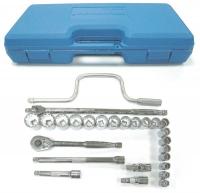 4LXA6 Socket Set, 1/2 Dr, 12 Pt, SAE, 26 Pc