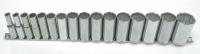 4LXC5 Socket Set, 1/2 Dr, 12 Pt, SAE, 16 Pc