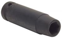 4LXH8 Impact Socket, 1/2 Dr, 6 Pt, Deep, 12mm