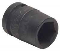 4LXR9 Impact Socket, 1/2 Dr, 6 Pt, Std, 14mm