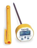 4LY14 Digital Pocket Thermometer, LCD, 5 In L