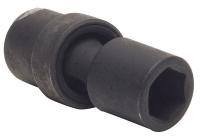 4LYC3 Impact Socket, 1/4 Dr, 6 Pt, Std, Univ, 10mm