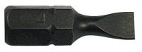 4LZG1 Impact Hex Bit, 3/8 In Dr, 4F-5R, 1 In L