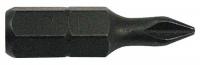 4LZG3 Impact Hex Bit, 3/8 In Dr, #1, 1 In L