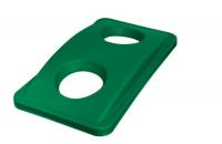 4LZL5 Bottle and Can Recycling Top, 23G, Green