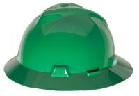 4MD32 Hard Hat, FullBrim, Green