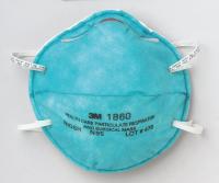 4MH50 Healthcare Respirator, N95, Green, PK 20