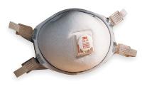 4MH66 Disposable Respirator, N95, OV, OZ, PK 10