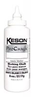 4MHF7 Marking Chalk Refill, White, 8 Oz