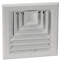 4MJJ2 Diffuser, 3-Way, Duct Size 6 In. x 6 In.