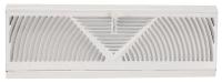 4MJV8 Diffuser, Baseboard, White, 15 In.