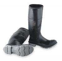 4MM15 Knee Boots, Men, 11, Steel Toe, Blk/Gry, 1PR