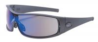 4MRR2 Safety Glasses, Blue Mirror, Scrtch-Rsstnt