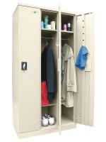 4MUV1 Unassembled Locker, 1 Tier, W 36, D18, Putty