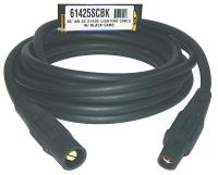 4NAF2 Ext.Cord, Cord Set, 25Ft, 4/0, 400A, BK Cams