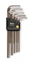 4NB50 Hex Key Set, 0.050 - 3/8 In., L-Shaped, Lng