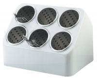 4NCZ7 Cutlery Holder, 6 Compartments