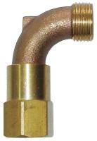 4NDP3 Hose Swivel, 3/4 In, MHT x FPT , Brass