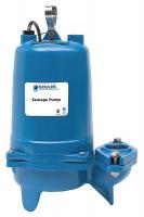 5NXU4 Sewage Pump, 1/2 HP, 1PH, 230V