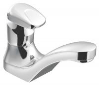 4NEF3 Lavatory Faucet, 1 Handle Metering, Chrome