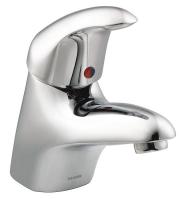 4NEJ3 Lavatory Faucet, 1 Handle, Lever, Chrome
