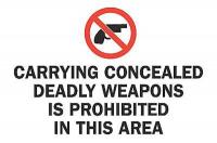4NF68 Security Sign, 10 x 14In, BK and R/WHT, ENG