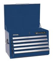 4NFL9 Maintenance Chest, 27 W, 5 Drawer, Blue