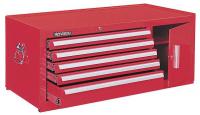 4NFN4 Maintenance Chest, 39 3/8 W, 5 Drawer, Red