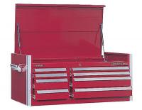 4NFN6 Maintenance Chest, 46 W, 8 Drawer, Burgundy