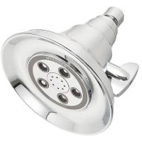 4NGY1 Showerhead, Arm Mtd, Chrome, Dia 6.25 In