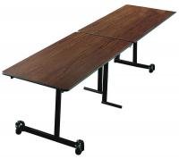 4NHN8 Folding Table, Cafeteria, Rectangular
