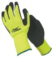 4NMN3 Coated Gloves, XXL, Hi-Vis Yellow/Black, PR