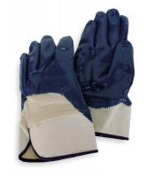4NMT5 Coated Gloves, L, Blue/White, PR