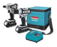 4NNL4 Cordless Combination Kit, 1.5A/hr., 18.0V