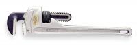 4NV22 Straight Pipe Wrench, Aluminum, 48 in. L