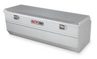 2KE64 Truck Box, Chest, 12.1Cu-Ft, Alum, Silver
