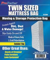 4NZF7 Mattress Bag, Twin, Recyclable, 1.5 Mil