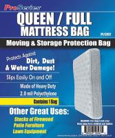 4NZF8 Mattress Bag, Full/Queen, 1.5 Mil