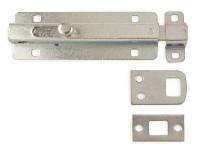 4PB95 Padlockable Spring Bolt, 6.5 In, 1 In Thrw