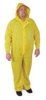4PCF4 1 Piece Coverall Rainsuit w/Hood, Ylw, 2XL