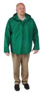 4PCJ1 Rain Jacket/Detachable Hood, Green, S