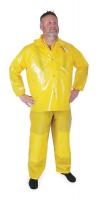 4PCK5 Rain Jacket w/Detachable Hood, Yellow, 4XL