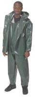 4PCL4 Rain Jacket with Detachable Hood, Green, S