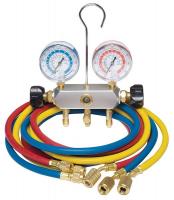 4PDF8 Manifold Gauge Set, 2 Valve, 3 Hoses